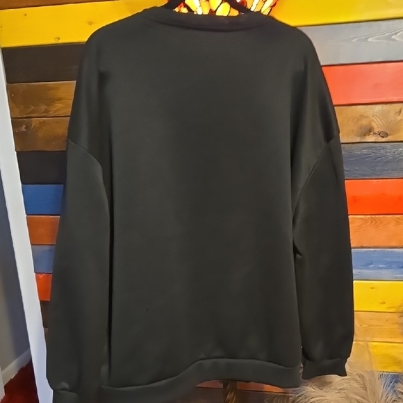 Black Merry Christmas Sweater - Picture 4 of 4